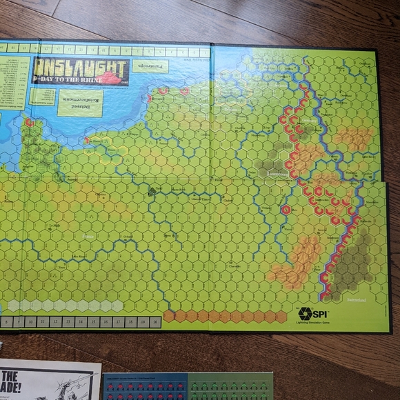 Onslaught D-Day to the Rhine WW2 Board Game - Picture 11 of 11